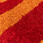 Joli Wavy Stripes Red & Orange Rug | Rectangular | 80x150cm − 200x290cm The Rugs
