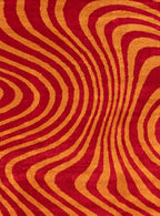 Joli Wavy Stripes Red & Orange Rug | Rectangular | 80x150cm − 200x290cm The Rugs
