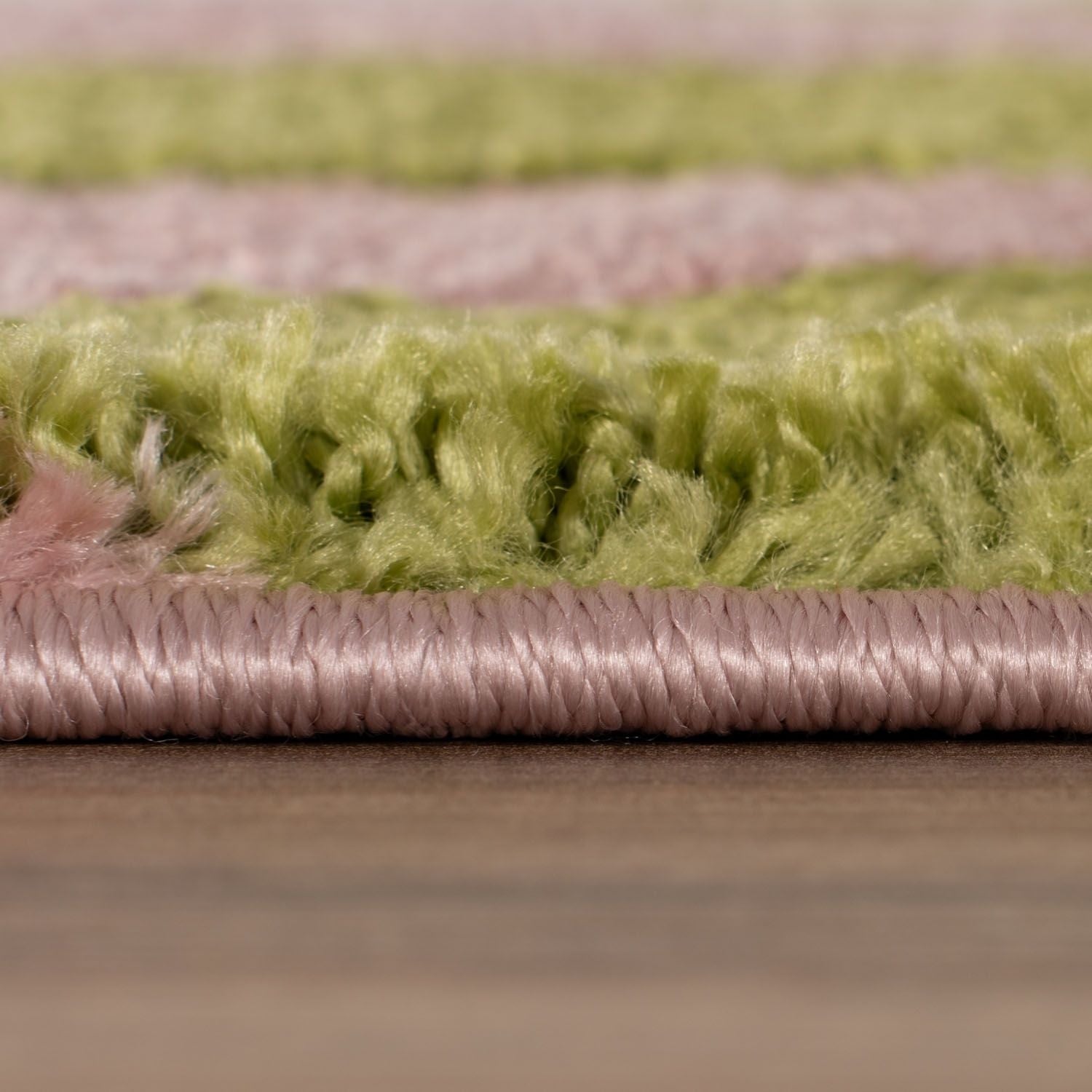 Joli Geometric Green & Pink Rug | Rectangular | 80x150cm − 200x290cm The Rugs