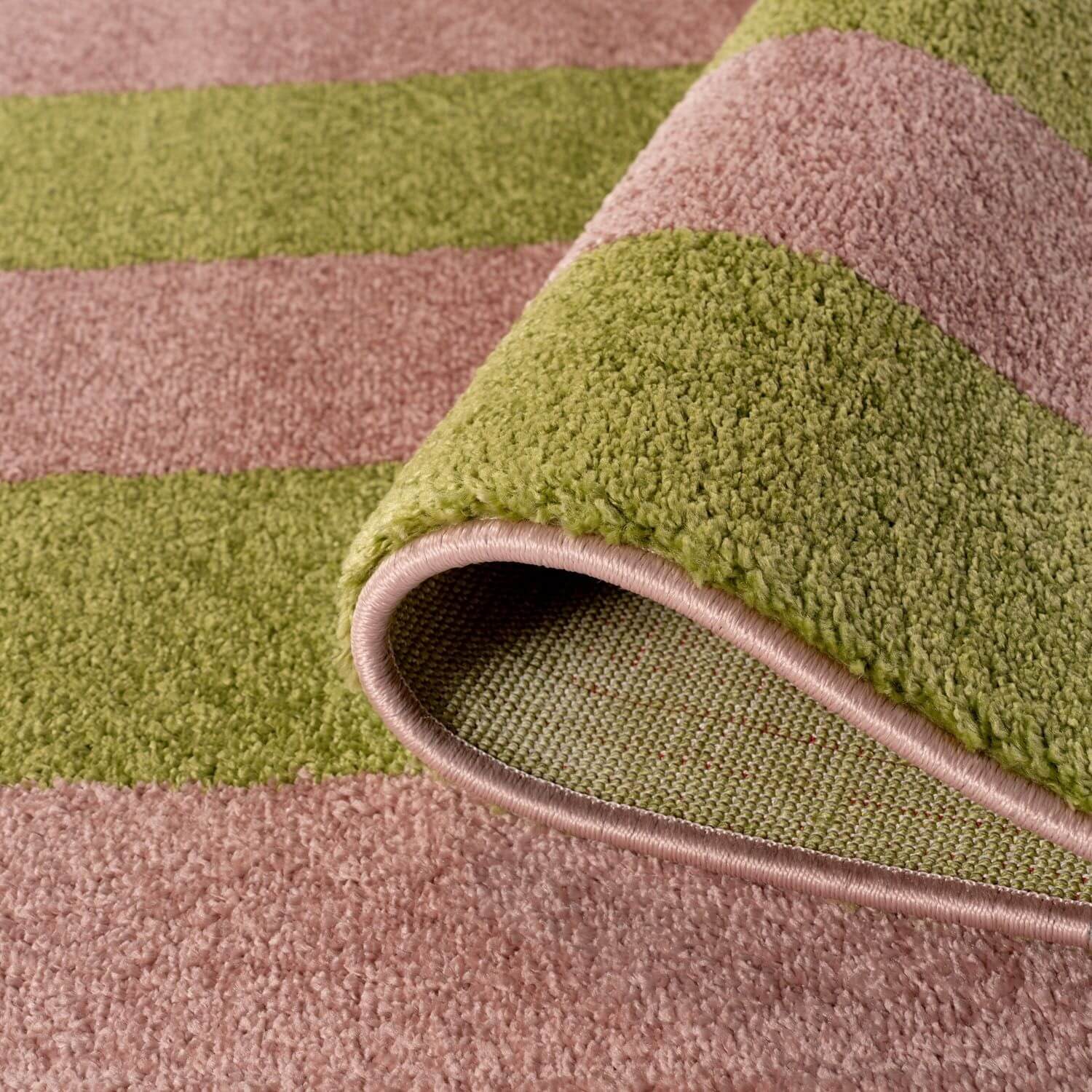 Joli Geometric Green & Pink Rug | Rectangular | 80x150cm − 200x290cm The Rugs