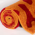 Joli Red & Orange Doodle Rug | Rectangular | 80x150cm − 200x290cm The Rugs