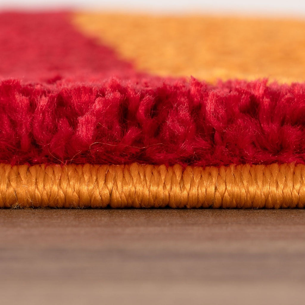 Joli Wavy Stripes Red & Orange Rug | Rectangular | 80x150cm − 200x290cm The Rugs