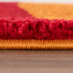 Joli Wavy Stripes Red & Orange Rug | Rectangular | 80x150cm − 200x290cm The Rugs
