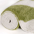 Joli Wave Green & White Rug | Rectangular | 80x150cm − 200x290cm The Rugs