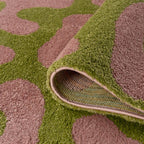 Joli Green & Pink Doodle Rug | Rectangular | 80x150cm − 200x290cm The Rugs