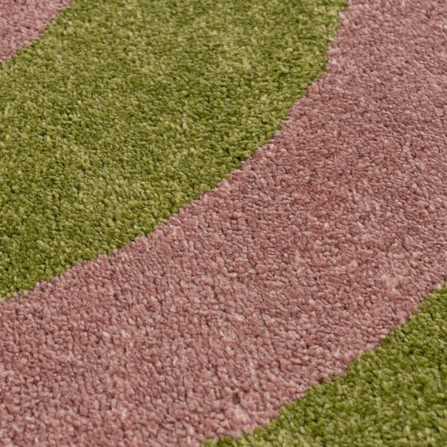 Joli Wave Green & Pink Rug | Rectangular | 80x150cm − 200x290cm The Rugs