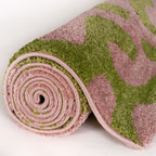 Joli Green & Pink Doodle Rug | Rectangular | 80x150cm − 200x290cm The Rugs