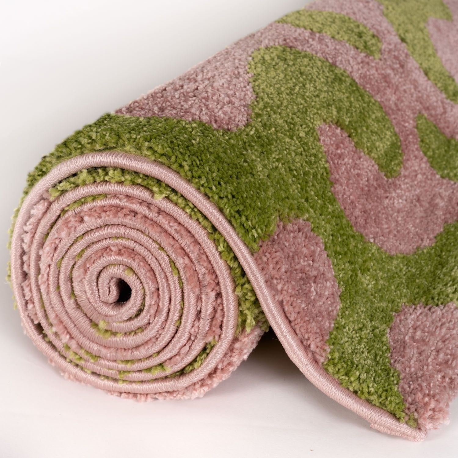 Joli Green & Pink Doodle Rug | Rectangular | 80x150cm − 200x290cm The Rugs