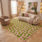 Joli Green & Pink Doodle Rug | Rectangular | 80x150cm − 200x290cm The Rugs