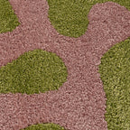 Joli Green & Pink Doodle Rug | Rectangular | 80x150cm − 200x290cm The Rugs