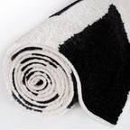 Joli Checkered Black & White Rug | Rectangular | 80x150cm − 200x290cm The Rugs