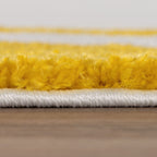 Joli Geometric Yellow & White Rug | Rectangular | 80x150cm − 200x290cm The Rugs