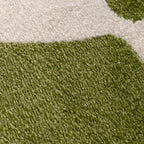 Joli Checkered Green & White Rug | Rectangular | 80x150cm − 200x290cm The Rugs