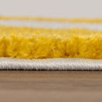 Joli Checkered Yellow & White Rug | Rectangular | 80x150cm − 200x290cm The Rugs