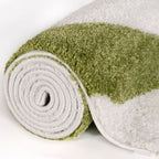Joli Checkered Green & White Rug | Rectangular | 80x150cm − 200x290cm The Rugs