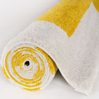 Joli Geometric Yellow & White Rug | Rectangular | 80x150cm − 200x290cm The Rugs