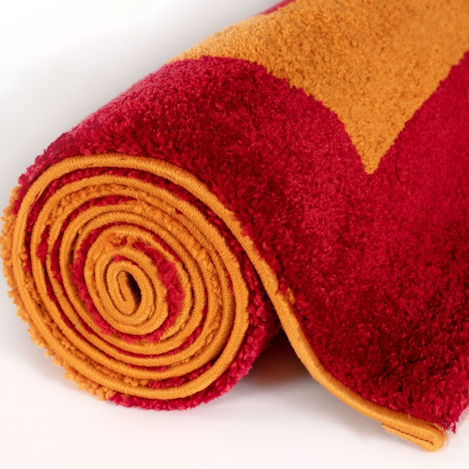 Joli Geometric Red & Orange Rug | Rectangular | 80x150cm − 200x290cm The Rugs
