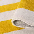 Joli Geometric Yellow & White Rug | Rectangular | 80x150cm − 200x290cm The Rugs