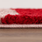 Joli Checkered Red & Pink Rug | Rectangular | 80x150cm − 200x290cm The Rugs