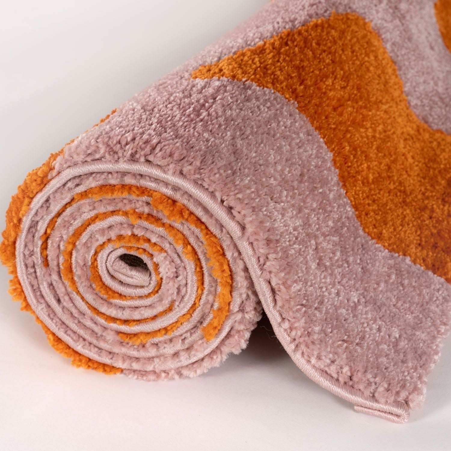 Joli Checkered Orange & Pink Rug | Rectangular | 80x150cm − 200x290cm The Rugs