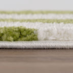 Joli Green & White Doodle Rug | Rectangular | 80x150cm − 200x290cm The Rugs