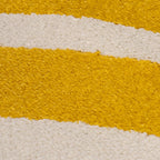 Joli Wavy Stripes Yellow & White Rug | Rectangular | 80x150cm − 200x290cm The Rugs