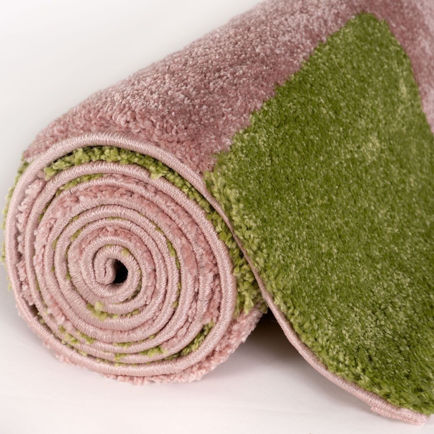 Joli Checkered Green & Pink Rug | Rectangular | 80x150cm − 200x290cm The Rugs