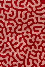 Joli Red & Pink Doodle Rug | Rectangular | 80x150cm − 200x290cm The Rugs