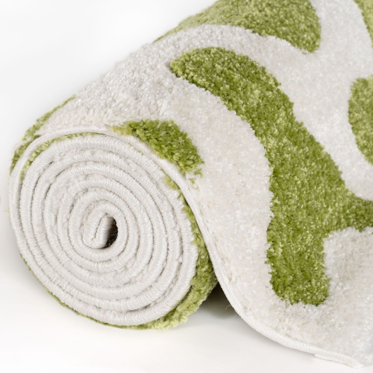 Joli Green & White Doodle Rug | Rectangular | 80x150cm − 200x290cm The Rugs