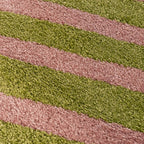 Joli Wavy Stripes Green & Pink Rug | Rectangular | 80x150cm − 200x290cm The Rugs