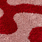 Joli Red & Pink Doodle Rug | Rectangular | 80x150cm − 200x290cm The Rugs