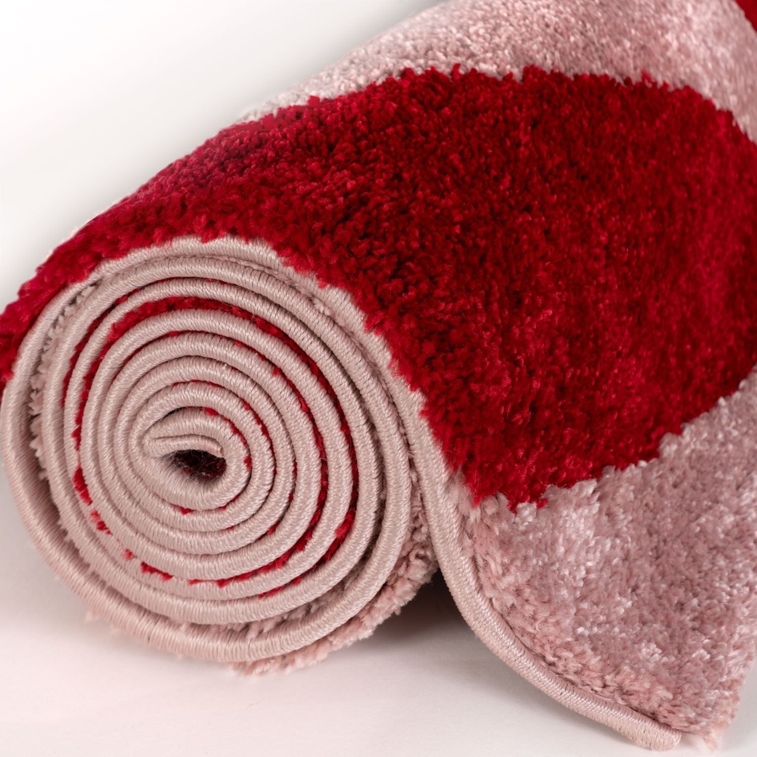 Joli Wave Red & Pink Rug | Rectangular | 80x150cm − 200x290cm The Rugs