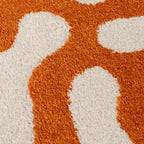 Joli Orange & White Doodle Rug | Rectangular | 80x150cm − 200x290cm The Rugs