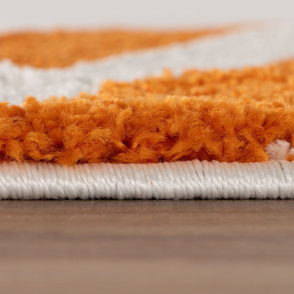 Joli Orange & White Doodle Rug | Rectangular | 80x150cm − 200x290cm The Rugs