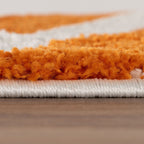 Joli Orange & White Doodle Rug | Rectangular | 80x150cm − 200x290cm The Rugs