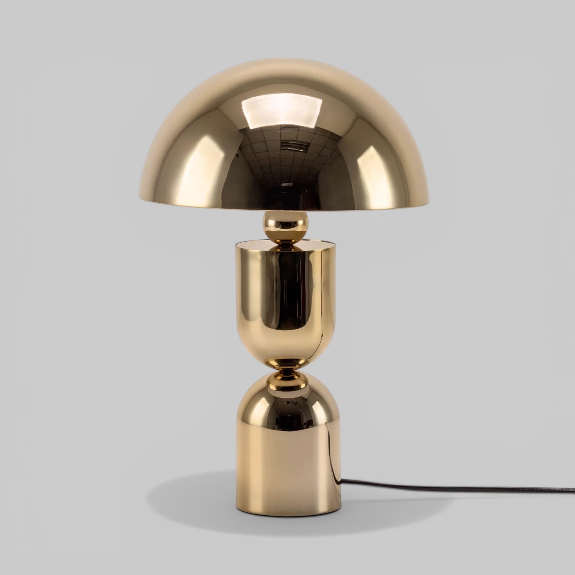Brass Dome Mushroom Table Lamp − Houseof houseof.com