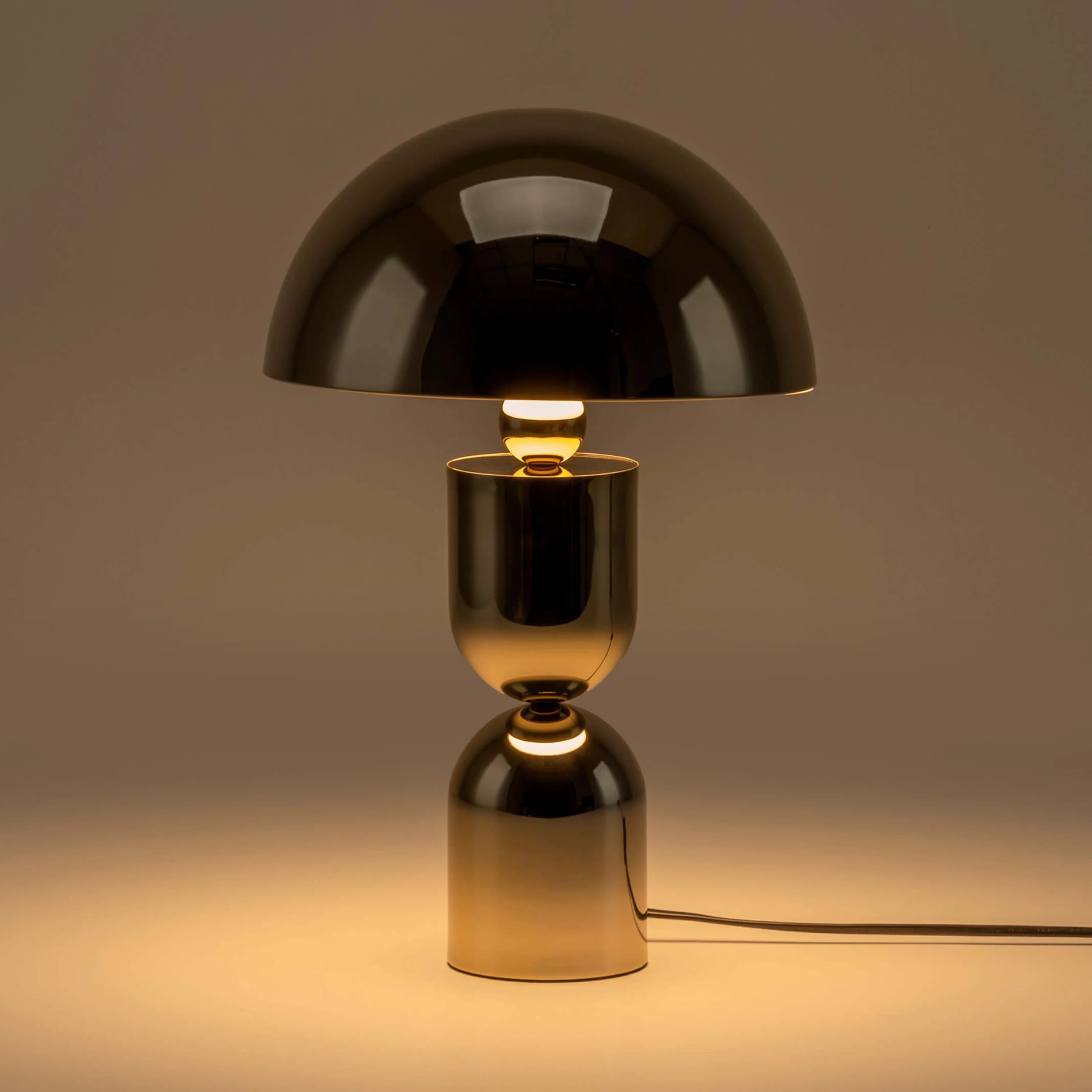 Brass Dome Mushroom Table Lamp − Houseof houseof.com