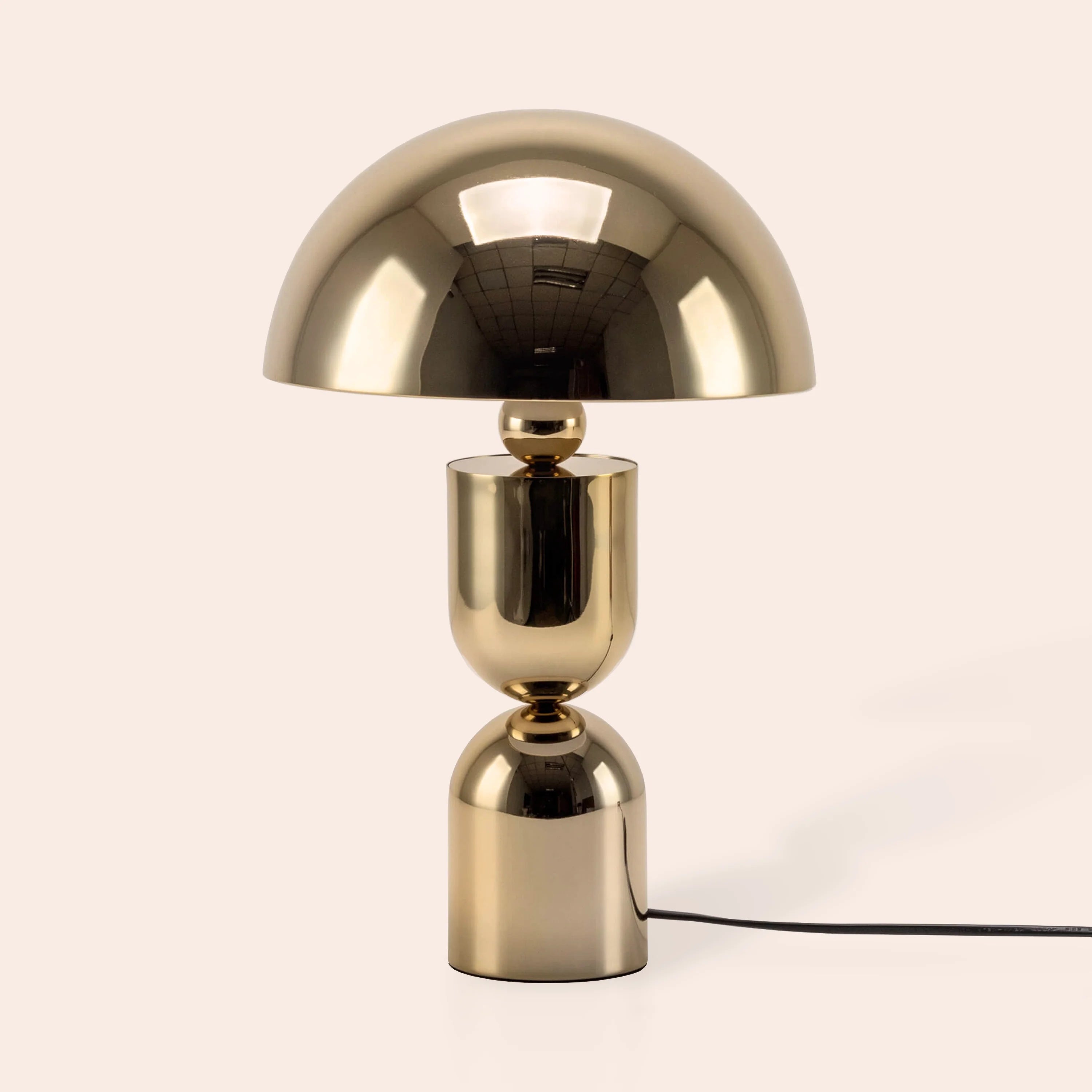 Brass Dome Mushroom Table Lamp − Houseof houseof.com