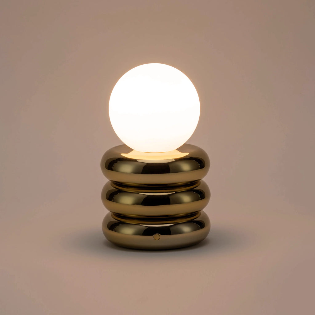 Brass Tube Cordless Table Lamp − Houseof houseof.com