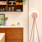 Blossom Pink Diffuser Floor Lamp − Houseof houseof.com