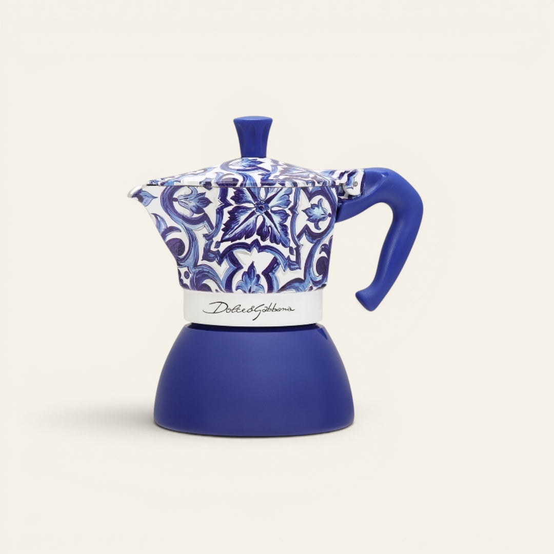Bialetti X Dolce&Gabbana Blue Mediterranean Moka Induction Brew Italia