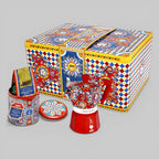 Bialetti X Dolce&Gabbana Sicilian Cart Gift Set (Moka 3 Cup and Coffee) Brew Italia
