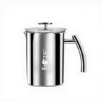 Bialetti Manual Milk Frother | Stainless Steel | 300ml Brew Italia