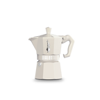 Bialetti Moka Express Exclusive | 3 or 6 cup | Red/ Blue/ Black/ Cream/ Green 3 Cup Cream Brew Italia