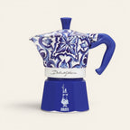 Bialetti X Dolce&Gabbana Blue Mediterranean Moka Express Brew Italia