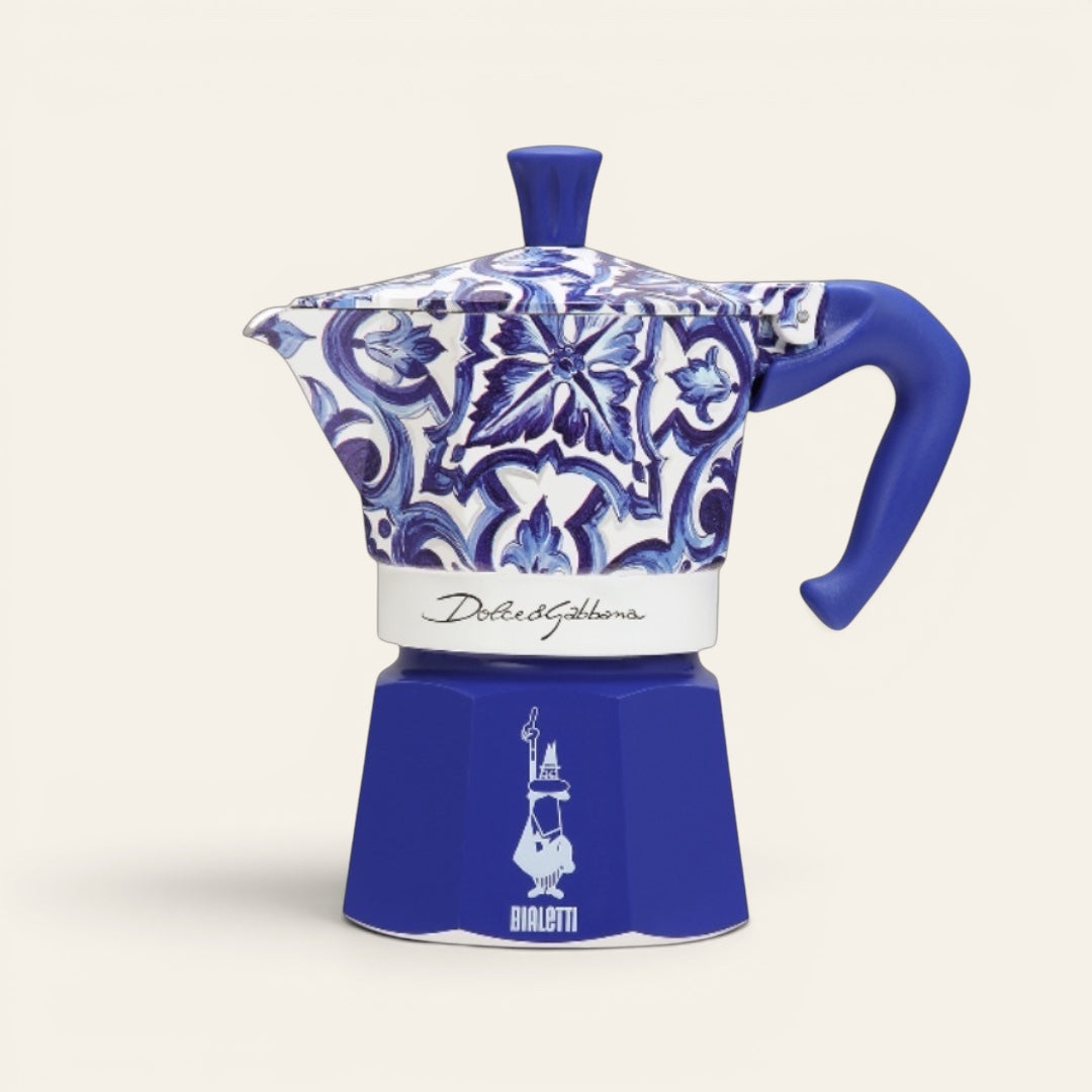 Bialetti X Dolce&Gabbana Blue Mediterranean Moka Express Brew Italia