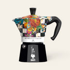 Bialetti X Mackenzie Childs Moka Express | 3 or 6 cup | Black Brew Italia