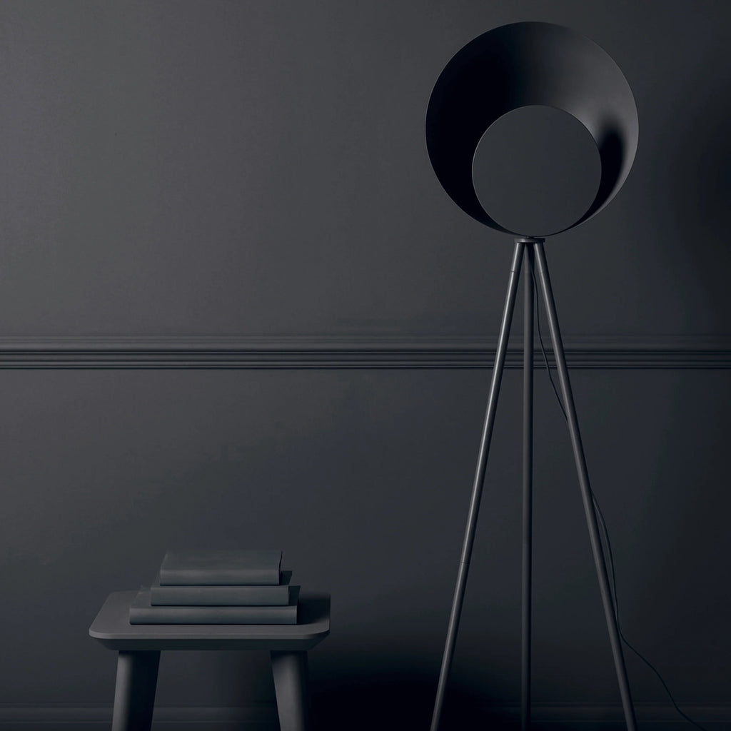 Charcoal Grey Diffuser Floor Lamp − Houseof houseof.com