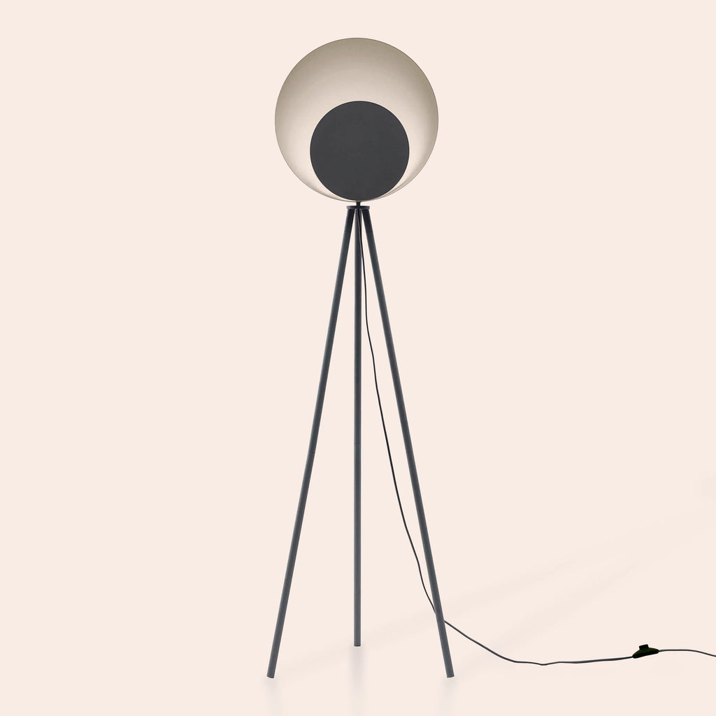 Charcoal Grey Diffuser Floor Lamp − Houseof houseof.com
