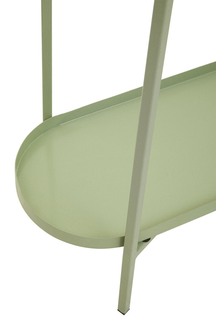 Green Gold Side Table detail on white background